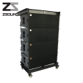 ZSOUND excellent quality dj line array cabinets speaker equipment+3 way line array box